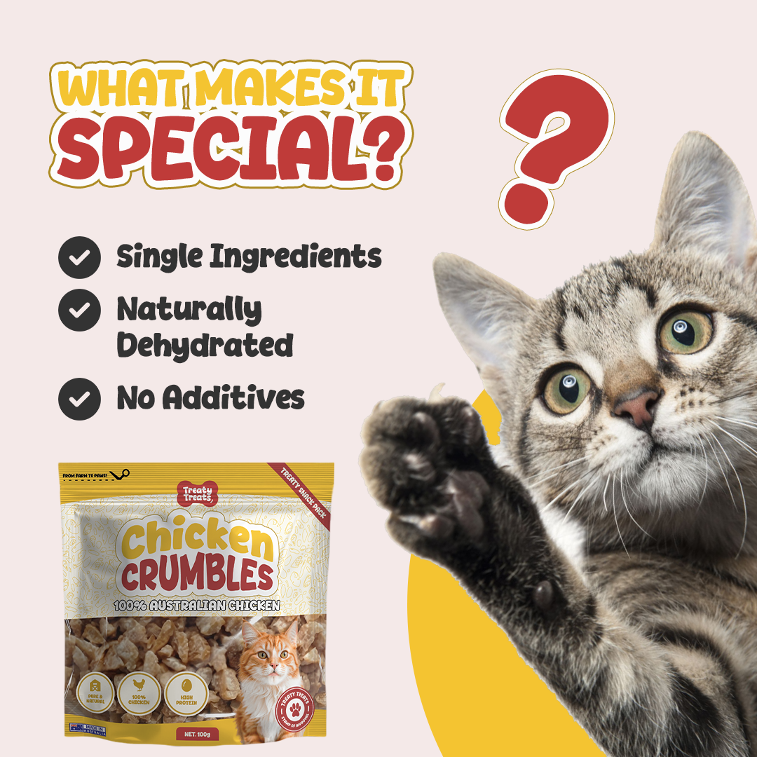 Chicken Crumble's | Single ingredient CAT Crumble's