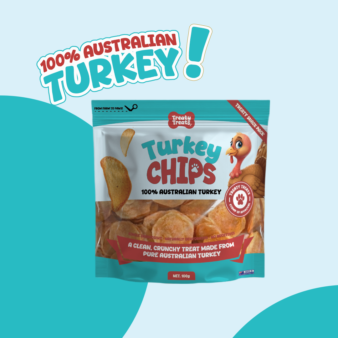 Turkey Chips | Single ingredient Human Grade Meat Treats 100gm